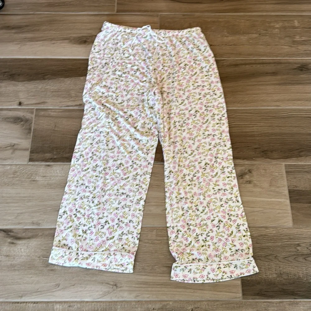 J.Crew S Eco Dreamiest short sleeve pj set meadow floral BF312